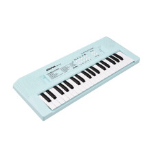 37Key Electronic Keyboard Piano for Kids Beginners, Durable Childproof Build, Bright Blue Finish