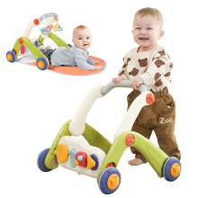 3 in 1 Baby Walker with Detachable Piano, Play Mat and Gym for Infants 036 Months Boys Girls