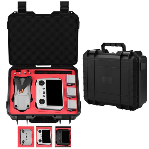 Waterproof Case for DJI Air 2S Remote Controller with Impact Protection and Accessory Storage 1