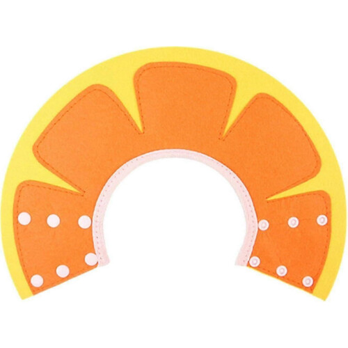 (Parent)Rapid Recovery Pet Collar Comfortable Cat Double-breasted Adjustable Protective Cone Orange S