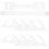 100 Sets Cardboard Box Handle Replacement Package Box Shipping Handle Accessory 5