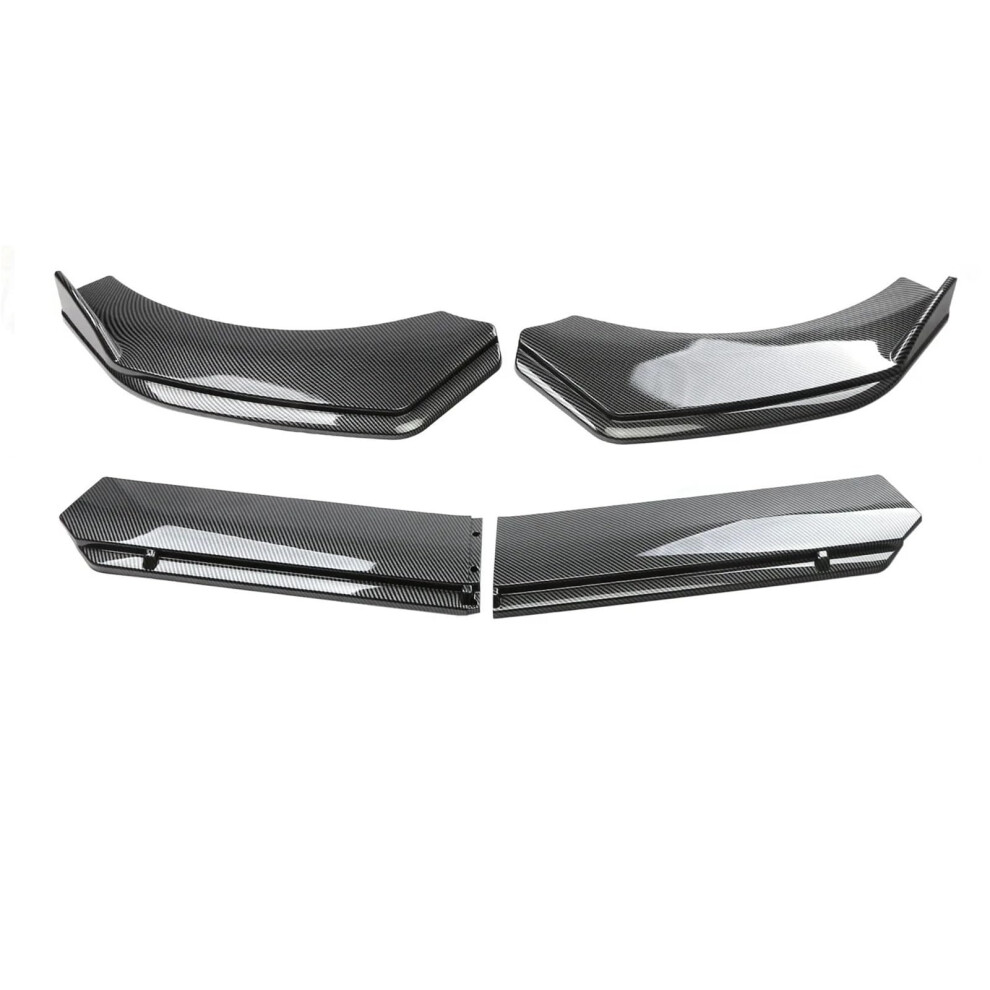 Front Bumper Lip Spoiler Carbon Fiber Chin Protector Sporty Finish Enhanced Appearance For F150 9073542389040