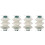4 Pack Gas Lantern Mantles Bulk Accordion Shape 95 Clip 1