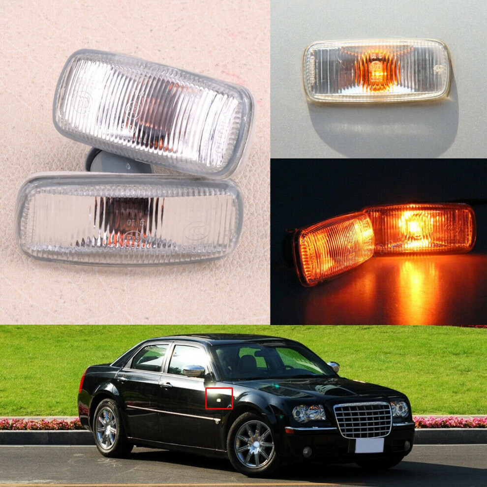 Car Side Marker Fender Repeater Lamp Indicator For Chrysler Dodge Grand Caravan Jeep Compass 4806224Ad Light 4852537303361