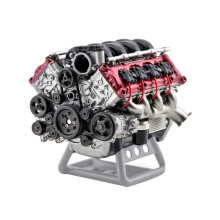 V8 Engine Model Kit with Realistic Simulation, DIY Working Internal Combustion Engine for RC Car Display
