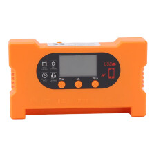 50A Solar Charge Controller with USBC Fast Charging, Auto 12V 24V Detection, DC5521, Lead Acid and Lithium Battery Support