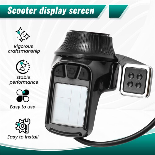 Display LCD per Acceleratore da Cruscotto per  OXO Scooter Elettrico 60V, Ricambi e Accessori 1