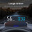 C7B Car OBD HUD   Display Speedometer with Voltmeter Compass Water Temp Projector Navigation Smartphone Holder 1