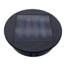 Paquete de 2 Luces Solares de Repuesto para Linternas Accesorios de Repuesto para Linternas Solares Redondas Impermeables (3,15 Pulgadas)
