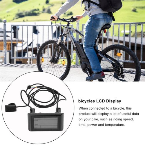 SW900 Ebike LCD Display 36V E-Bike LCD Meter Panel Display for Electric Bike Computer Ebike Accessories 2