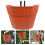 1Ensemble Panier Imitation Rotin Portable Pour Guidon 9