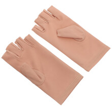 2Paires Courte Demi Doigts Khaki Protection Uv Extérieur
