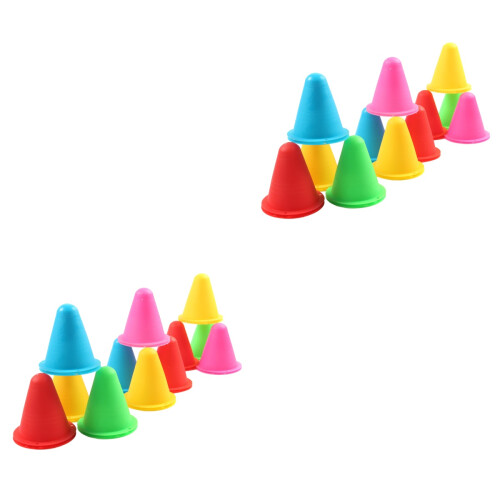 100Stk Trainingskegel Für Rollschuhübungen, 2