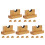 10Paires Support Mural Bois Pour Bâtons De Baseball Stable 4