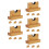 10Paires Support Mural Bois Pour Bâtons De Baseball Stable 5