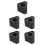 5Pcs Multifunctional Black Mic Flag Station with Foam for Interviews 7
