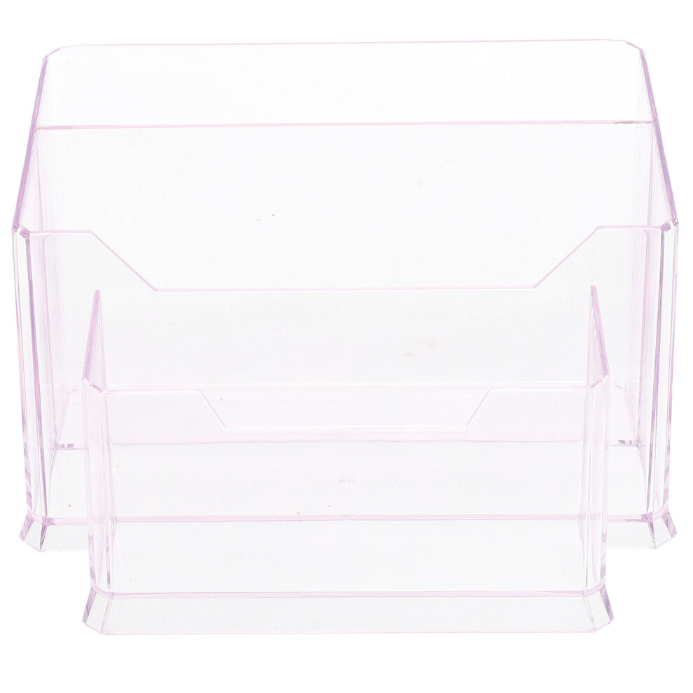 Inoomp 4Pcs Acrylic Makeup Brush Organizer With Large Capacity Compartments