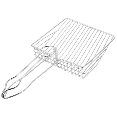 5Pièces Litière Scoop Métal Confortable Argent 2