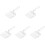 5Pièces Litière Scoop Métal Confortable Argent 4