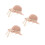 3Pièces Chapeaux Enfants Rose Protection Réglables 4