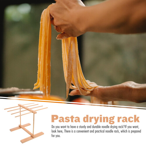 Support À Pâtes En Bois Kaki Pour Cuisine Usage 2