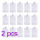 100Pièces Pochettes Transparente Recyclable À Bouchon Étanche 2