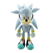 (230g, Light Blue Silver) Supersonic Hedgehog Mouse Plush Doll Tal Cartoon Anime Toy Gift