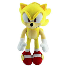 (230g, 33CM 3D Super) Supersonic Hedgehog Mouse Plush Doll Tal Cartoon Anime Toy Gift