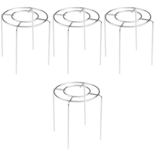 4Pièces Support De Cuisson Argenté Pour Gâteaux Pâtisseries 2