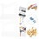1Ensemble Harpe Lyre DIY 7 Cordes ABS Cuivre Electronique 7
