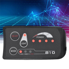 6PIN S810 E-Bike Meter LED Display IP65 36V UART voor Elektrische Fiets Elektrische Fiets Meter (36V)