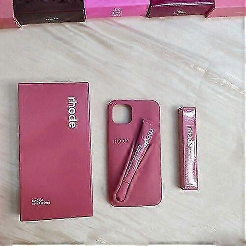 (13 Pro, Salty Tan) Rhode Lip Gloss Raspberry Phone Case for iPhone 16 15 14 13 12 11 Pro Max C 2