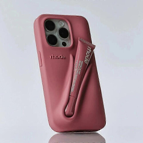(13 Pro, Salty Tan) Rhode Lip Gloss Raspberry Phone Case for iPhone 16 15 14 13 12 11 Pro Max C 1