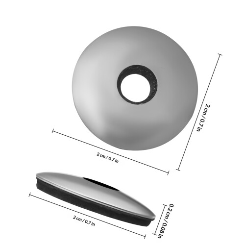 100Pièces Rondelles Bonded En Inoxydable Argentées 1