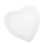 2Pièces Toile Coton Coeur Blanc, Tableau Dessin Créatif Durable 1