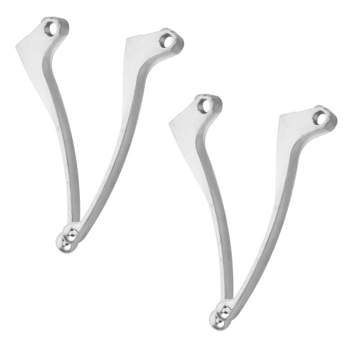 20Pièces Poignées Acier Durable Design Élégant Argent 1