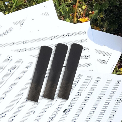 3Pièces Anches Résine Noires Clarinette, Compactes Et Pratiques 1