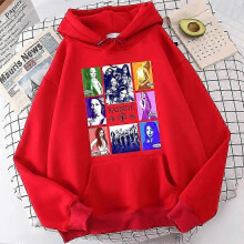 (S,No. 8)Katseye Tour Korean-Style Printed Pullover Hoodie For Women, Loose Casual Sweatshirt, Hot-Selling 0926