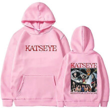 (XXL,26)Katseye Tour Korean-Style Printed Pullover Hoodie For Women, Loose Casual Sweatshirt, Hot-Selling 0926