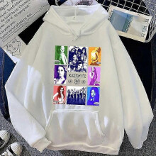 (S,Number 6)Katseye Tour Korean-Style Printed Pullover Hoodie For Women, Loose Casual Sweatshirt, Hot-Selling 0926