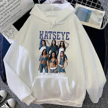 (XXXL,23Rd)Katseye Tour Korean-Style Printed Pullover Hoodie For Women, Loose Casual Sweatshirt, Hot-Selling 0926