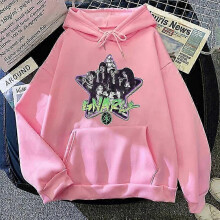 (XXL,Number 4)Katseye Tour Korean-Style Printed Pullover Hoodie For Women, Loose Casual Sweatshirt, Hot-Selling 0926