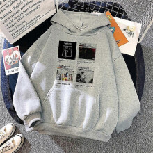 (S,15110)the Weeknd hoodies women 90s anime gothic funny Pullover female streetwear Hood