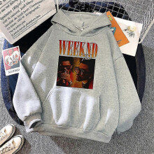 (XXL,68486)the Weeknd hoodies women 90s anime gothic funny Pullover female streetwear Hood