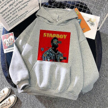 (M,15108)the Weeknd hoodies women 90s anime gothic funny Pullover female streetwear Hood