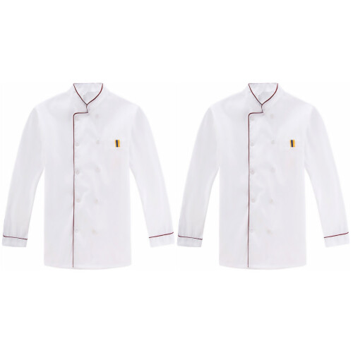 2Pièces Blouse Chef Simple Confortable Restaurant 1