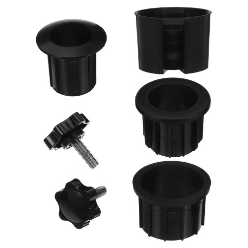 30Pcs Durable Black Umbrella Base Insert and Table Hole Cap for Patio 2