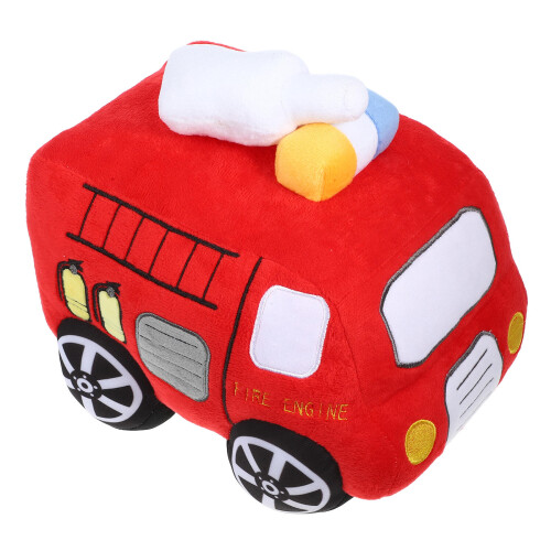 2Pièces Coussin Peluche De Pompier Et Décor 1
