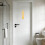 2Ensemble Plaque Toilettes Or, Décor Élégant Hommes 5