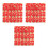 3Pièces Rouges Design 2025 Fête Printemps 7